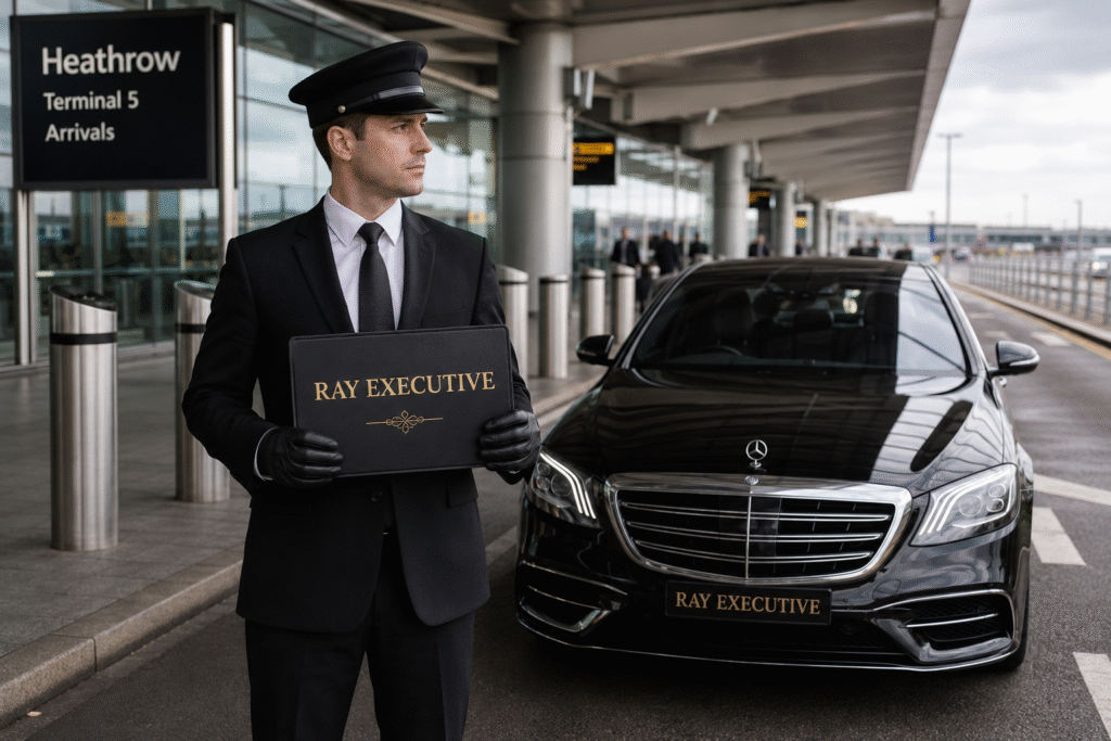 Meet and Greet Heathrow Airport | VIP Chauffeur Service | Ray Executive Cars